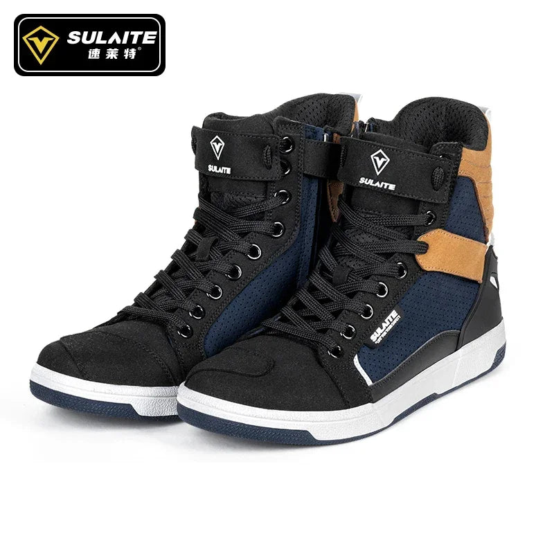 Motorcycle boots Breathable Anti-fall Rider Road Racing Casual Shoes - Empire P.E