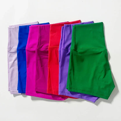 Women Sports Shorts High Waist Yoga Shorts