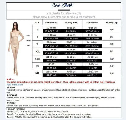 Summer Plus Size 5XL Modest One-Piece Swimsuit