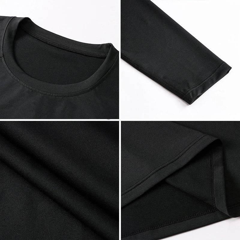 Usa Flag Basketball Athletic Men Running T-Shirt Compression Long Sleeve T Shirt Workout Bodybuilding Fitness Quick Dry Rashgard - Empire P.E