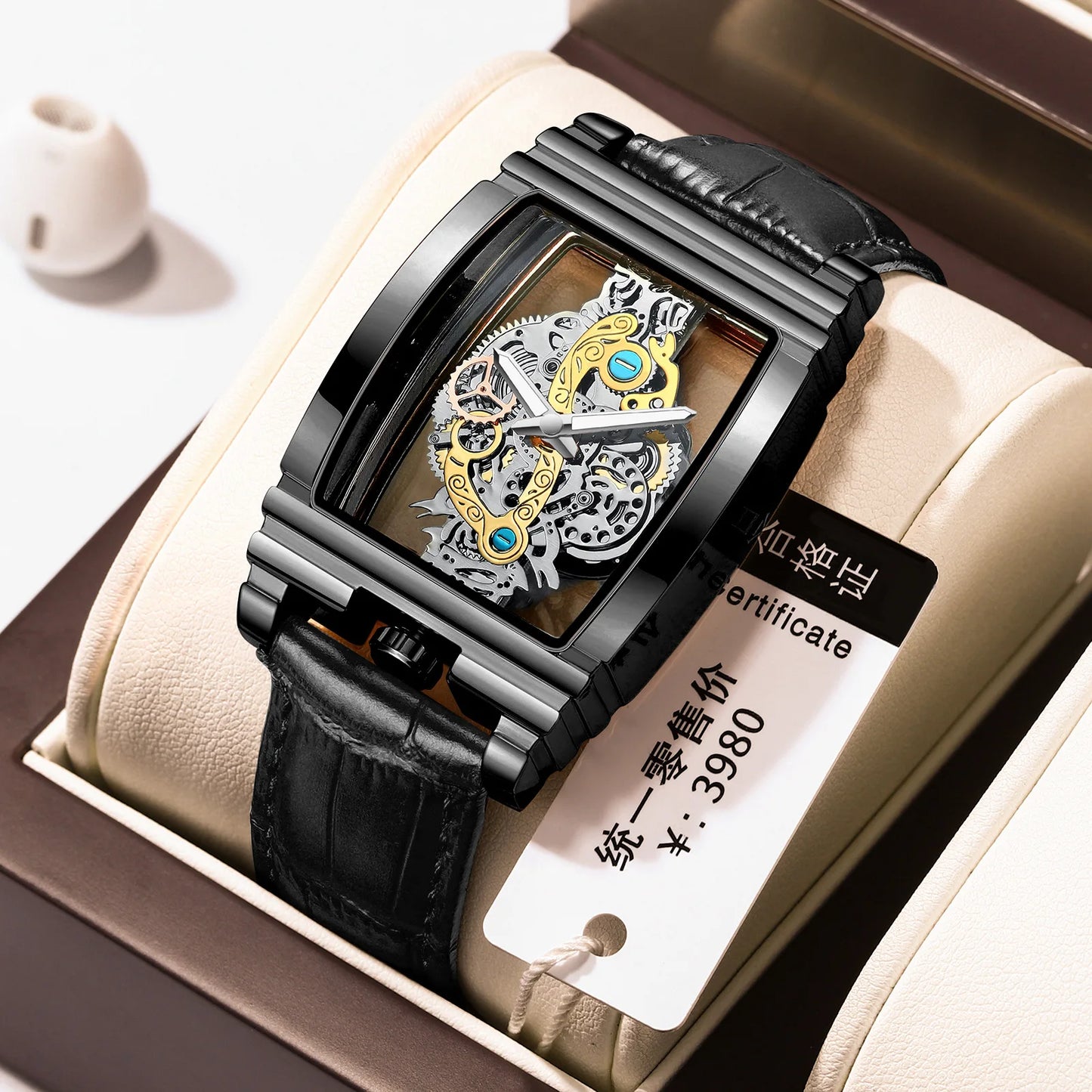 2024 Transparent Full Hollow Metal Leather Watches