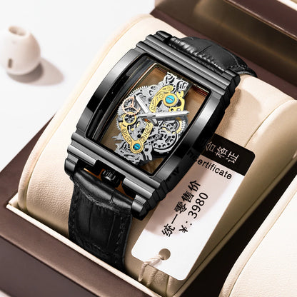 2024 Transparent Full Hollow Metal Leather Watches