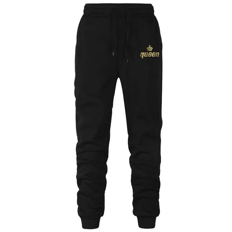 King And Queen Couple Outfit Hoodie and Jogger Pants High Quality Men Women Daily Casual Sport Jogging Suit King Queen Tracksuit - Empire P.E