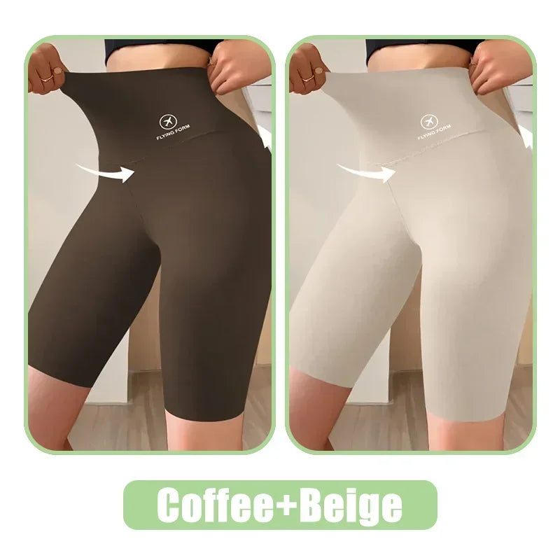 Seamless Women Sports Shorts High Waist Fitness Jogging Body Shaping Boxers Push Up Scrunch Butt Biker Slim Underwear - Empire P.E