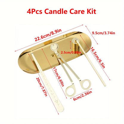 4pcs/set Luxury Candle Care Kit