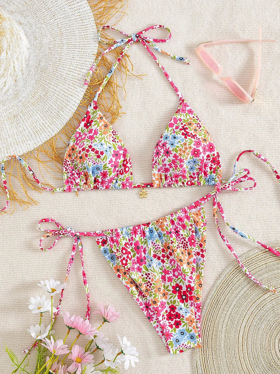 Sexy Micro Bikini Women Swimsuit 2026 Trend Two-piece Thong Bikini Set