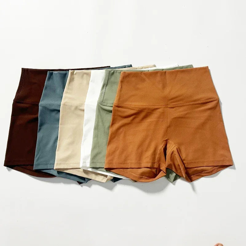 Women Sports Shorts High Waist Yoga Shorts