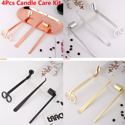 4pcs/set Luxury Candle Care Kit