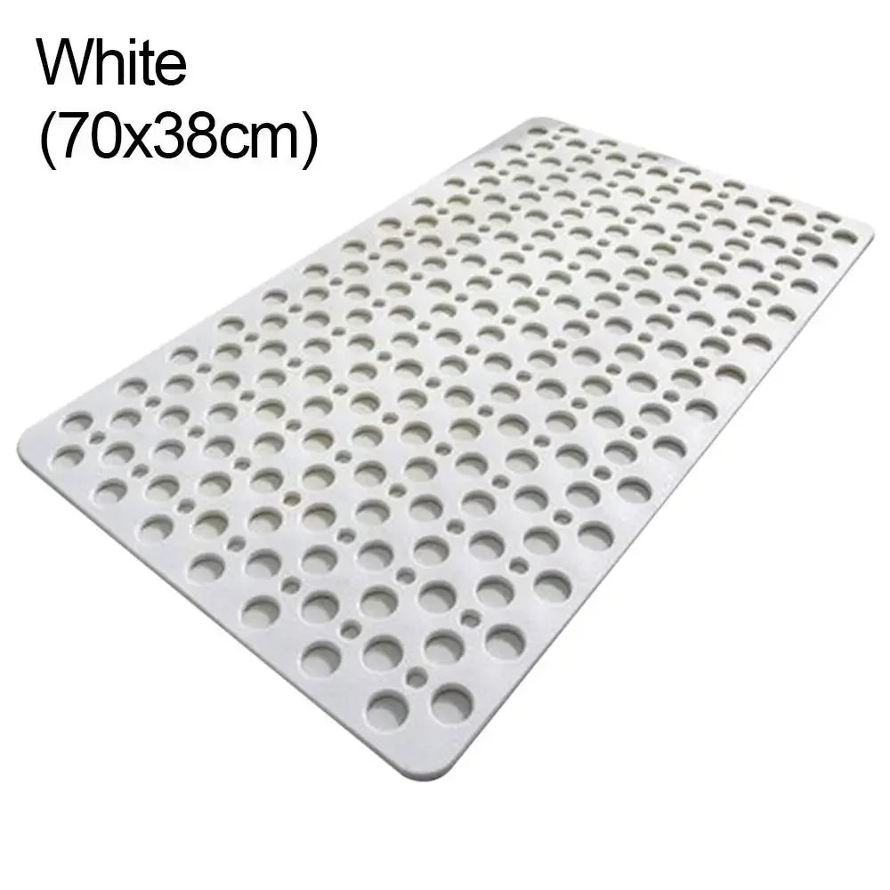 Mould Rubber Anti Slip Bath Mat with Drain Holes - Empire P.E