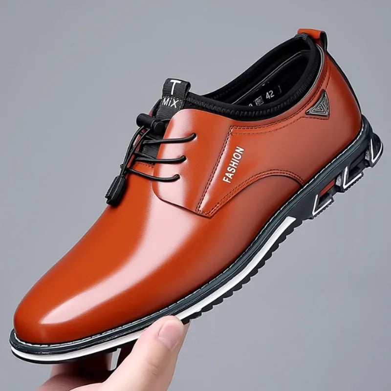 Autumn Casual Leather Sneakers Shoes for Men - Empire P.E