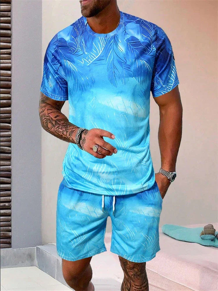 Summer Men's Suit Sportswear Fashion Casual Short Sleeve - Empire P.E