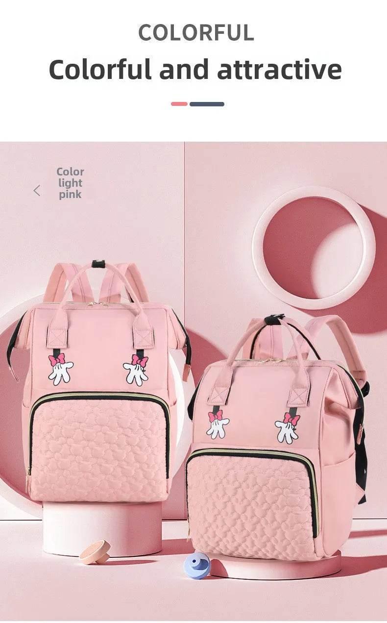 Personalized Name Mommy Bag Multi-functional Double Shoulder Storage Diaper Backpack for Outdoor Traveling Mom Gift - Empire P.E