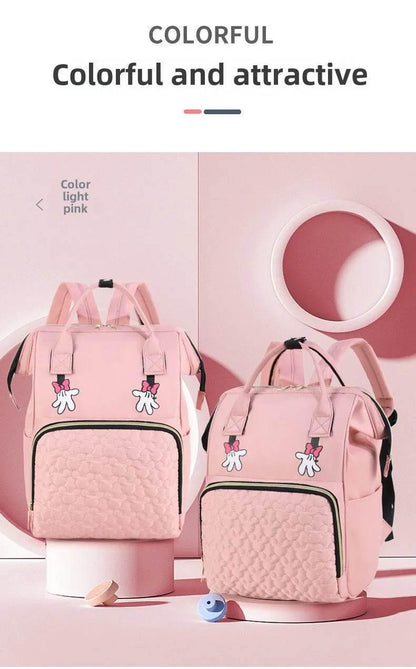 Personalized Name Mommy Bag Multi-functional Double Shoulder Storage Diaper Backpack for Outdoor Traveling Mom Gift - Empire P.E