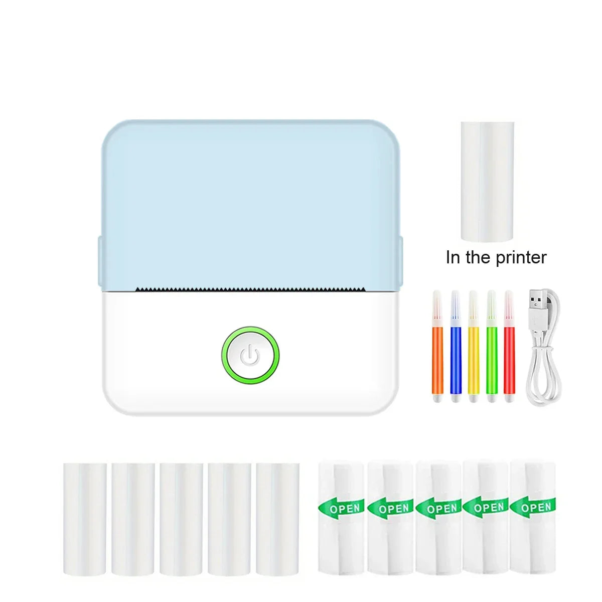 Mini Portabl Printer Inkless Sticker Maker - Empire P.E