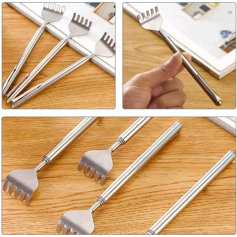 silvery Telescopic Back Scratcher - Empire P.E