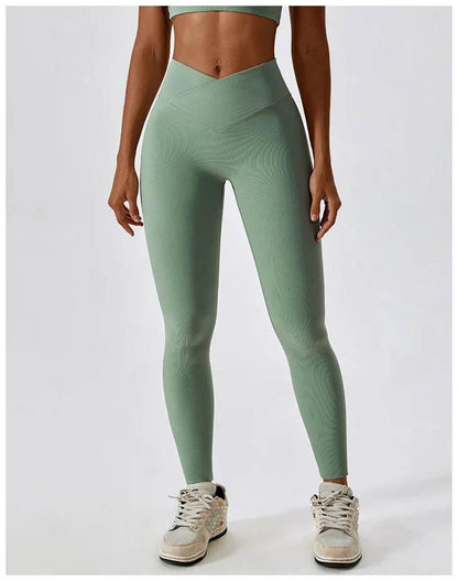 2PCS Seamless Yoga Set Gym Clothes Sportswear Yoga Suits For Women Fitness Rib Tracksuits Sports Bra Gym Leggings Sports Suits - Empire P.E