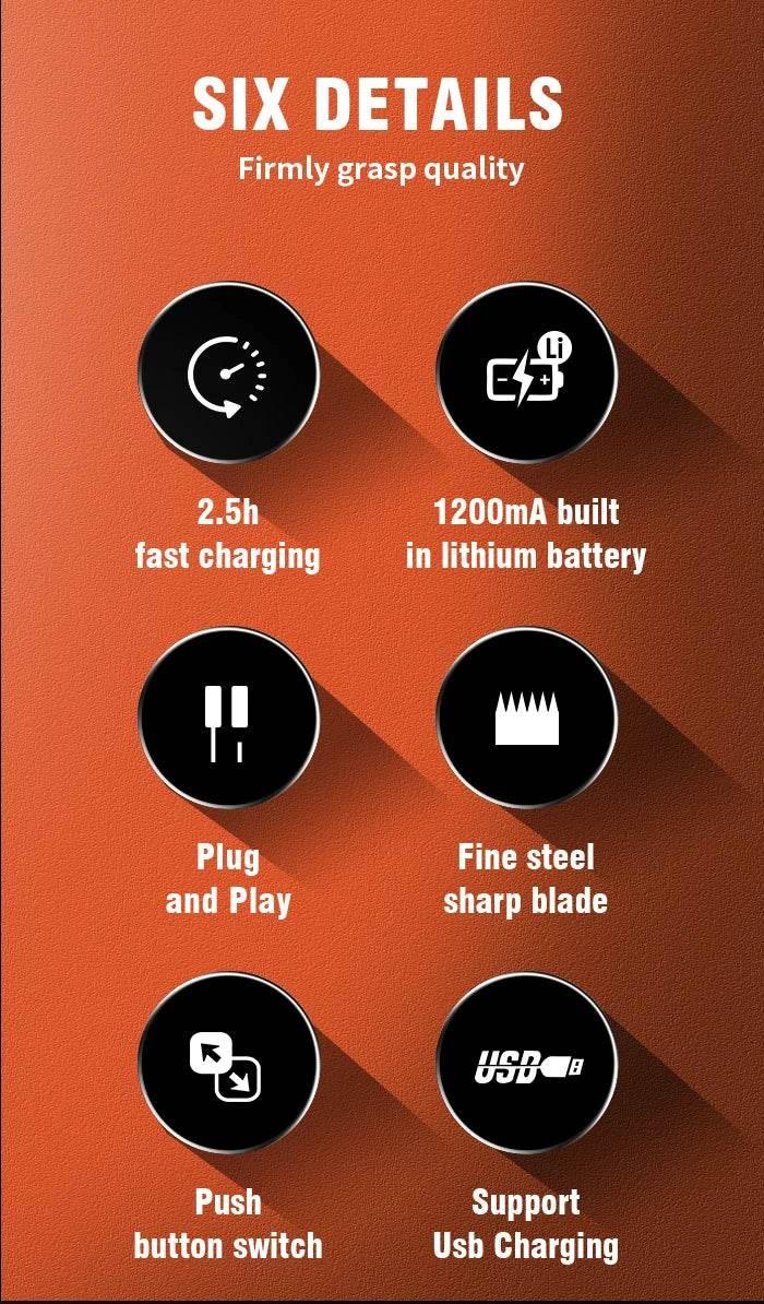 Wholesale Rechargeable Hair Trimmer Kemei km-658 Machine Hair Cut Razor Men'S Hair Clippers barber - Empire P.E