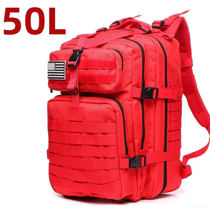 25L/50L 1000D Nylon Waterproof Trekking Fishing Hunting Backpack