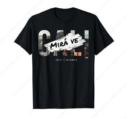 Cali Urban Colombia T-Shirt Vintage Tee T-Shirts Cotton New Arrival Tops - Empire P.E