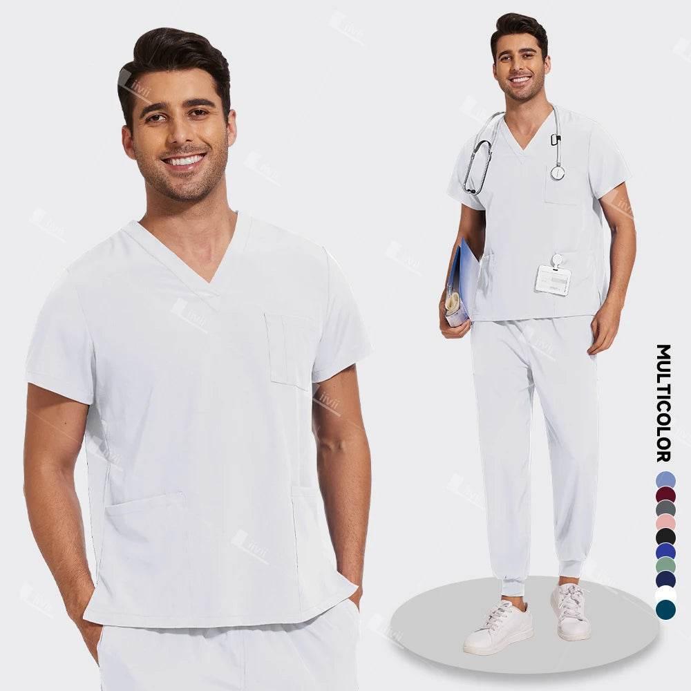 New Lightweight Anti-wrinkle Men Scrub Set - Empire P.E