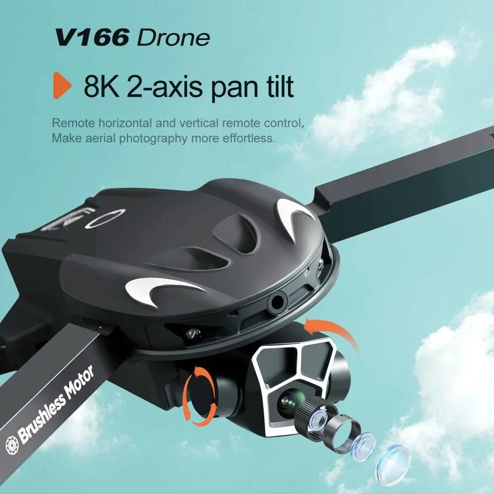 V166 Drone dji fpv 8k professional rc helicopter Mini ufo aircraft jjrc plane elicoptero en oferta low price drones Aircraft - Empire P.E