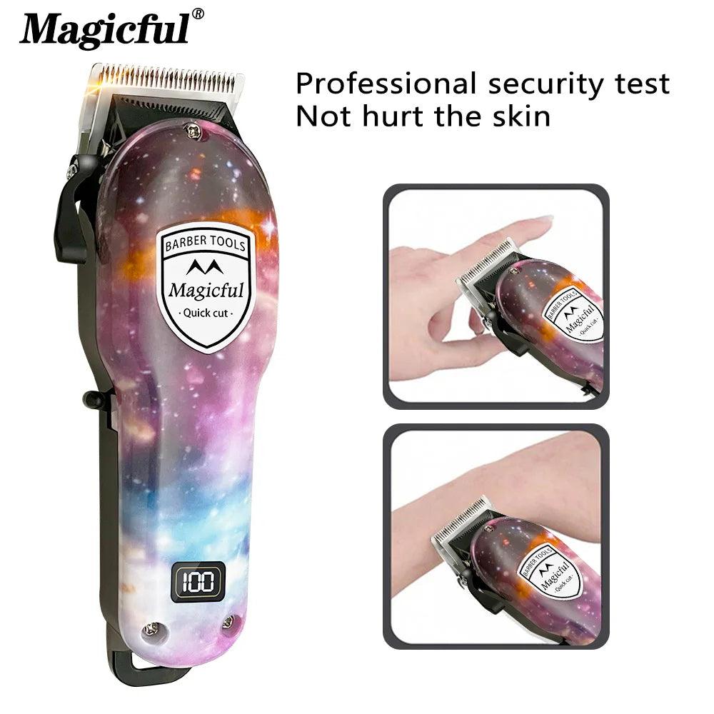 Magicful Hair Trimmer For Men Fashion Professional Hair Rechargeable Li-ion Battery - Empire P.E