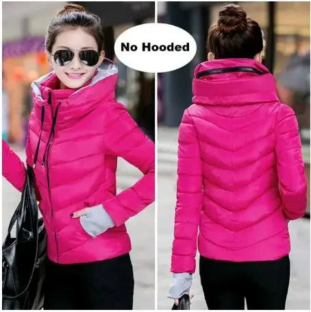 Women's Thicken Outerwear Solid Coats - Empire P.E