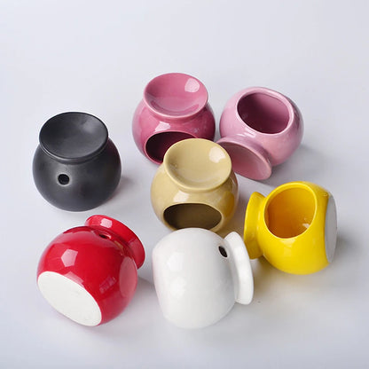 Ceramic Essential Oil Burner Incense Mini Candle Holder