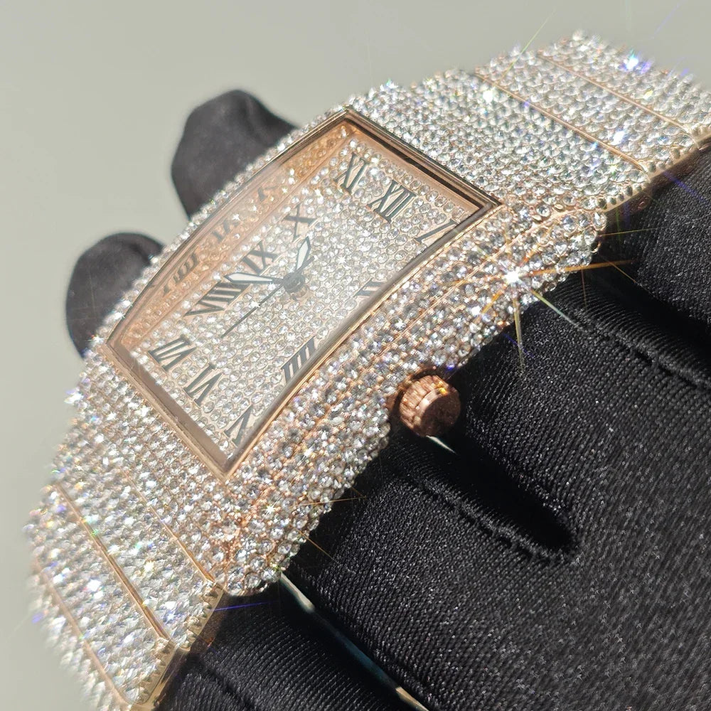 2025 Hot Luxury Brand Quartz Diamond Watch For Men - Empire P.E