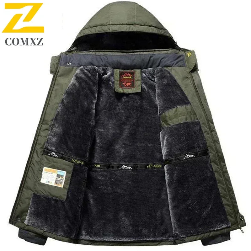 Men's Thick Fleece Waterproof Jackets - Empire P.E