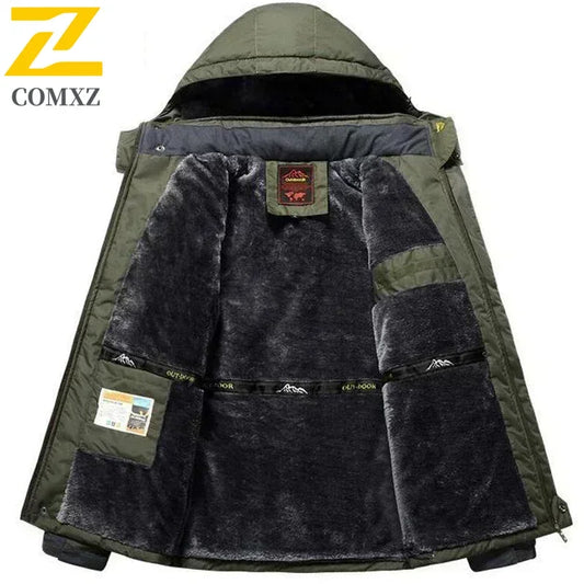 Men's Thick Fleece Waterproof Jackets - Empire P.E