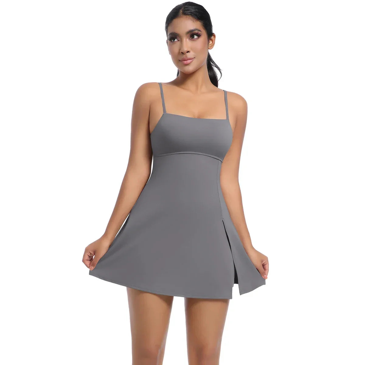 Women Yoga Tennis Skirts Gym Golf Running Sports Fitness Jumpsuit Skirt Sports Overalls Fitness Suits Gym Tracksuit Dance Skirt - Empire P.E