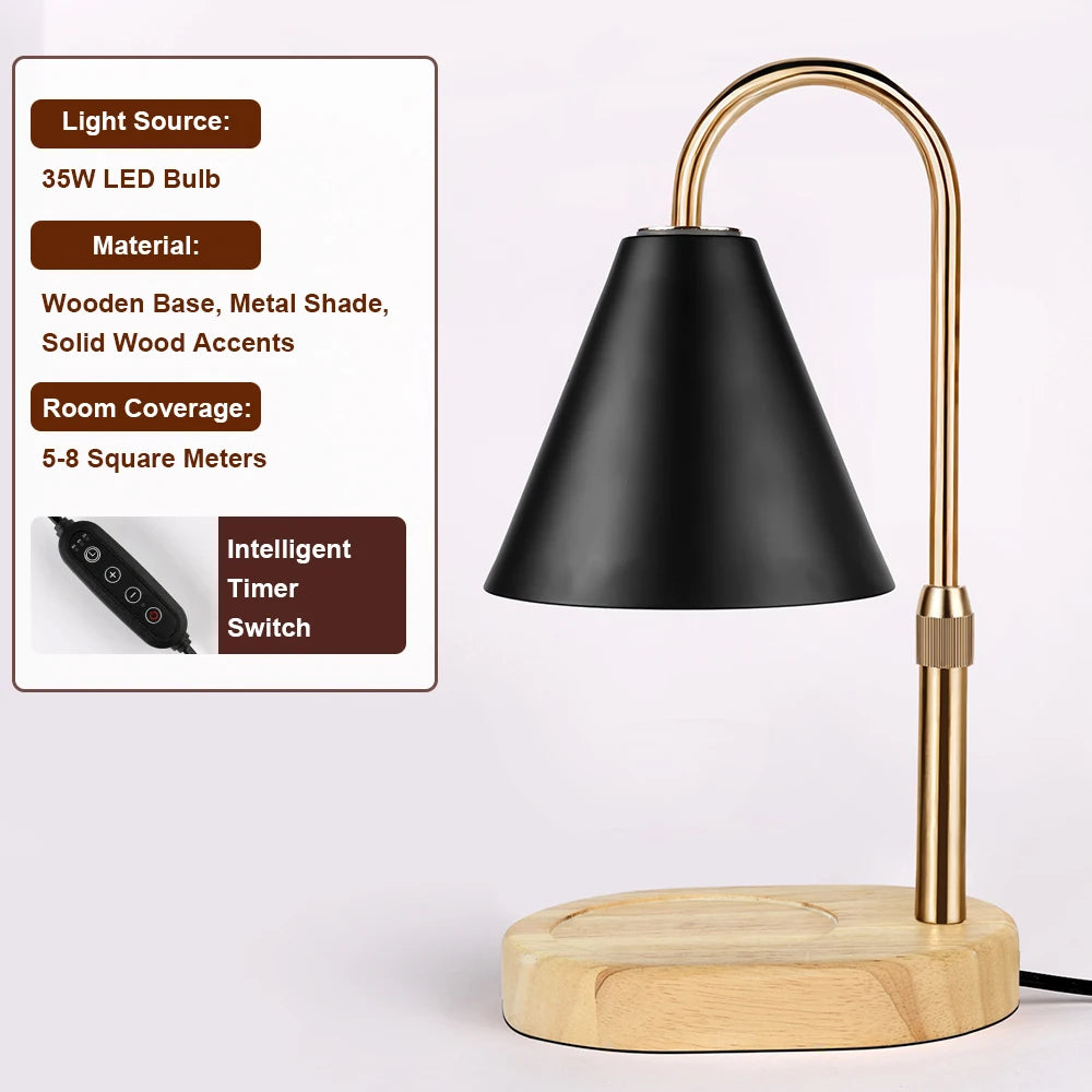 Candle Warmer Lamp with Timer Dimmable Wax Warmer Lamp