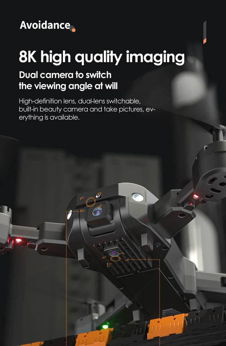 Drone 8K Professional Drones 4K HD Aerial Photography Obstacle Avoidance Quadcopter Helicopter RC Distance 3000M - Empire P.E
