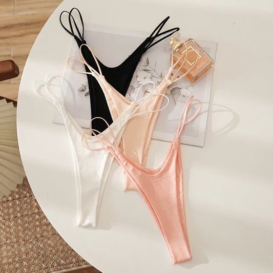 Women Sexy Low Waist Thong Pantie Cotton - Empire P.E