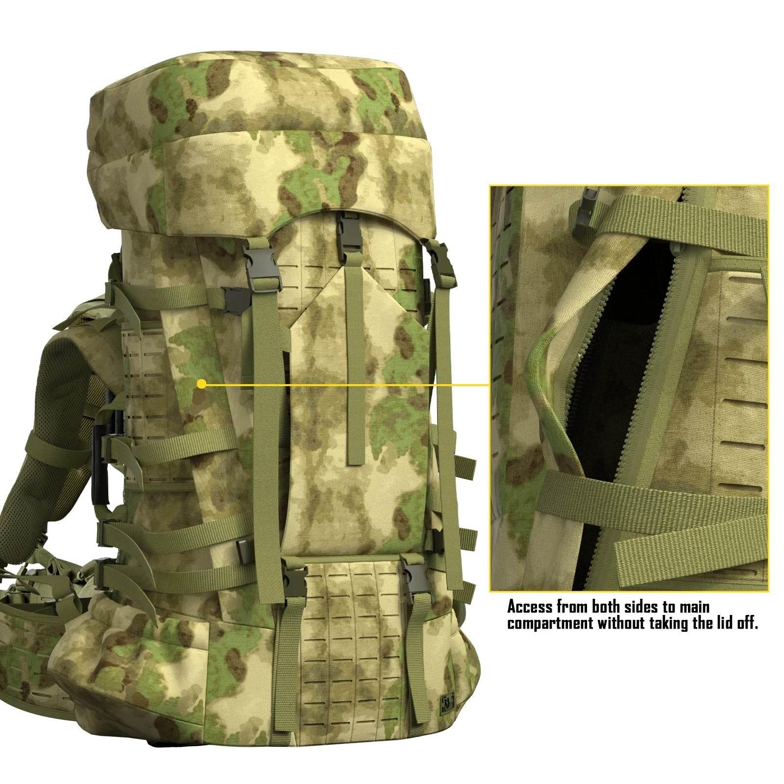 Military ILBE Army Large Rucksack with Detacheable Tactical Assault Backpack - Empire P.E