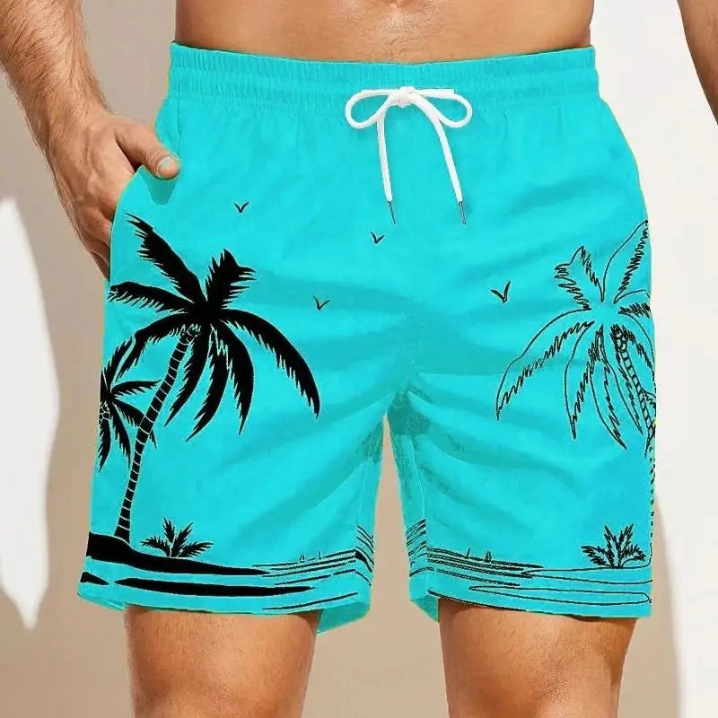 Summer Men's Quick Drying Hawaii Holiday Sports Swimming Trunks