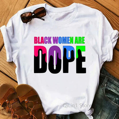 Black Girl Is Beautiful Magic T Shirt - Empire P.E