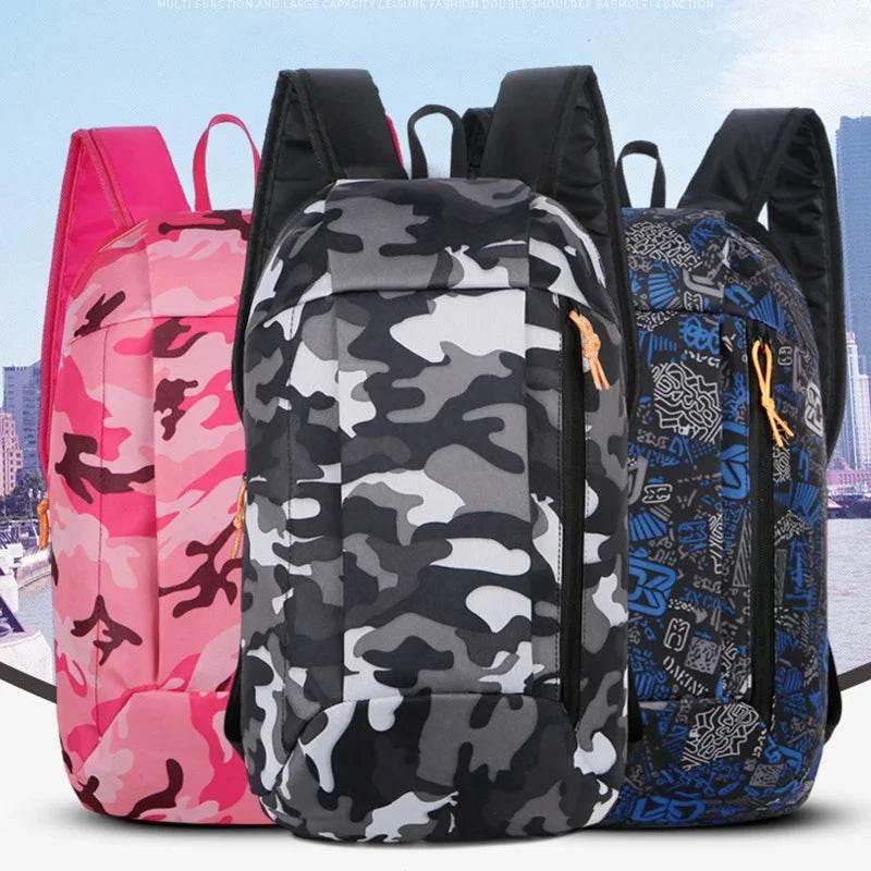 Outdoor Sports Light Weight 10L Waterproof Backpack Travel Hiking Bag Zipper Adjustable Belt Camping Knapsack Men Women Child - Empire P.E