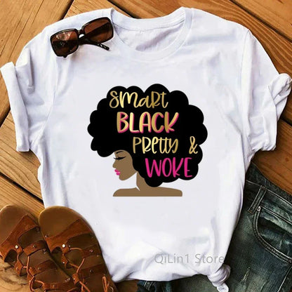 Black Girl Is Beautiful Magic T Shirt - Empire P.E
