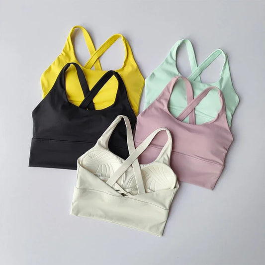 All-in-one Sports Bra Collection Breast High-intensity Professional Shock-proof Huddle Running Bra Yoga Fitness Bra Summer Cloth - Empire P.E