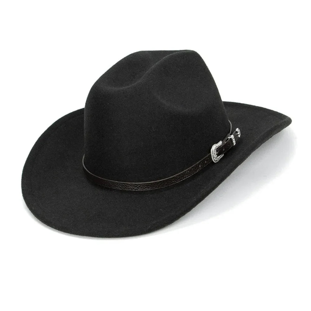 Classic Retro Black Cowboy Hat Unisex - Empire P.E
