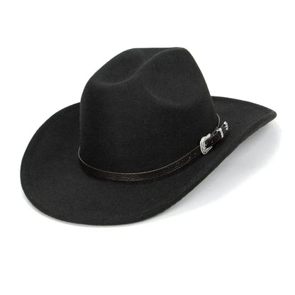 Classic Retro Black Cowboy Hat Unisex - Empire P.E