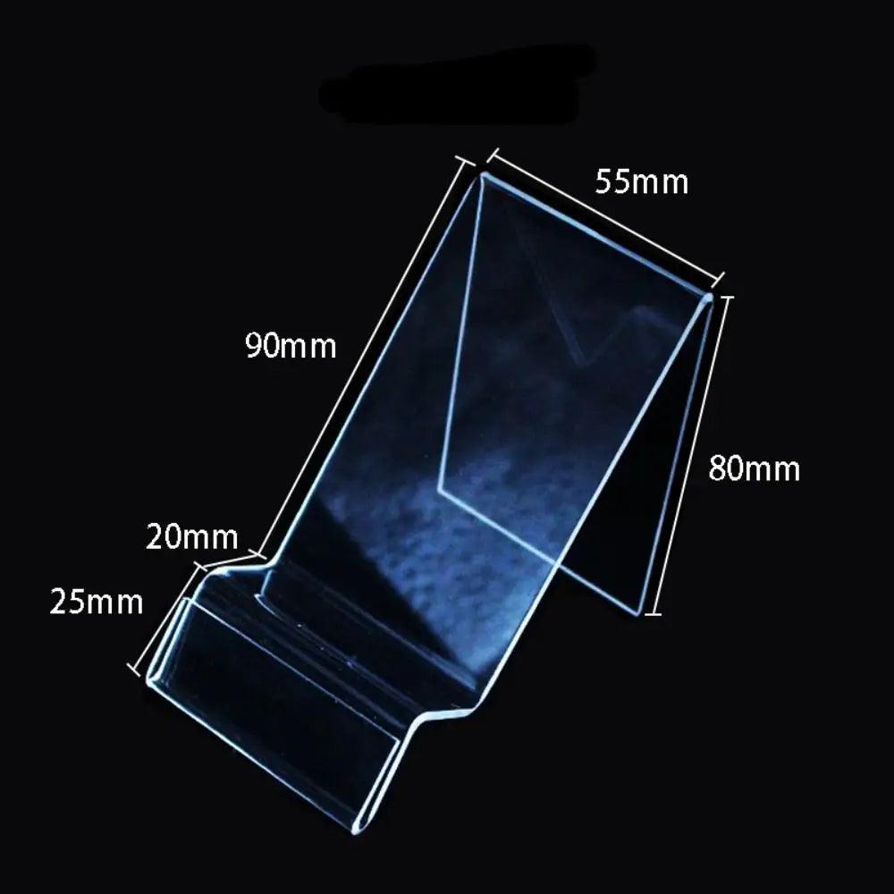 New Portable Acrylic Phone Holder Transparent Rack Stand Display Stand Desk Organizers Office Accessories Cell Phone Holder - Empire P.E