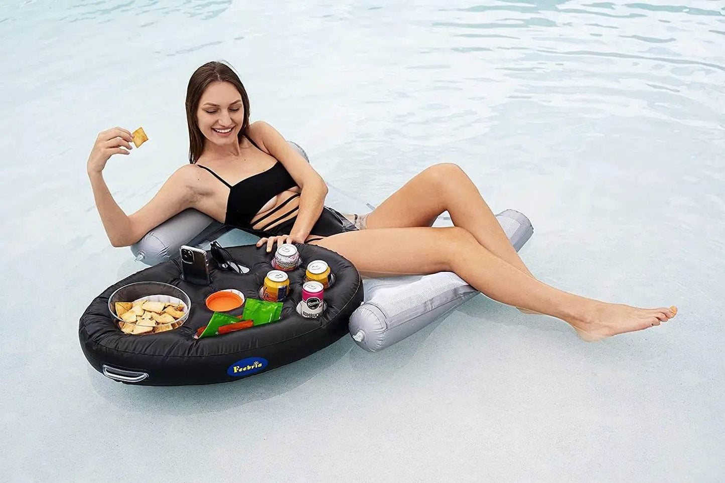 Summer Sea Bucket Cup Holder Inflatable Pool Beach Swimming Play Family Party Float Beer Drink Tray Cooler Table Toy Accessories - Empire P.E