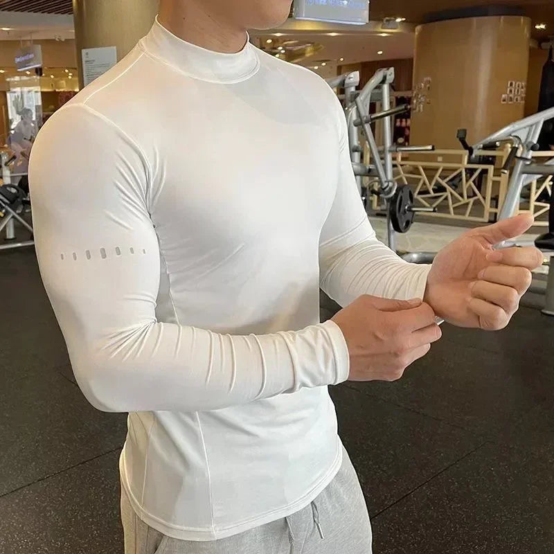 Men's Long Sleeve Compression Shirt - Empire P.E
