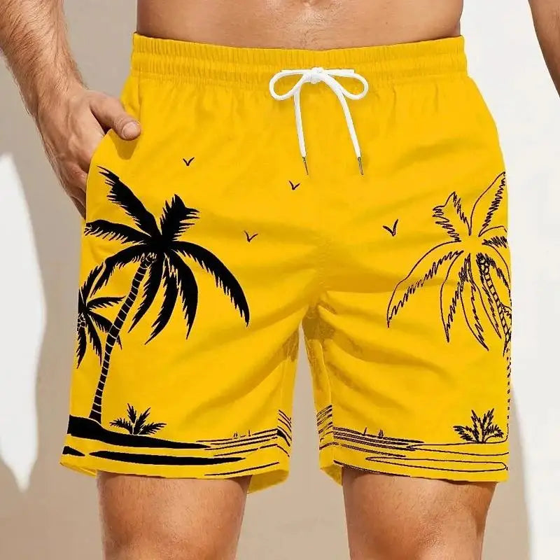 Summer Men's Quick Drying Hawaii Holiday Sports Swimming Trunks