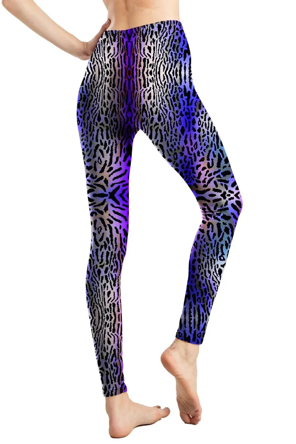 Leopard Leggings Printed High Waist - Empire P.E