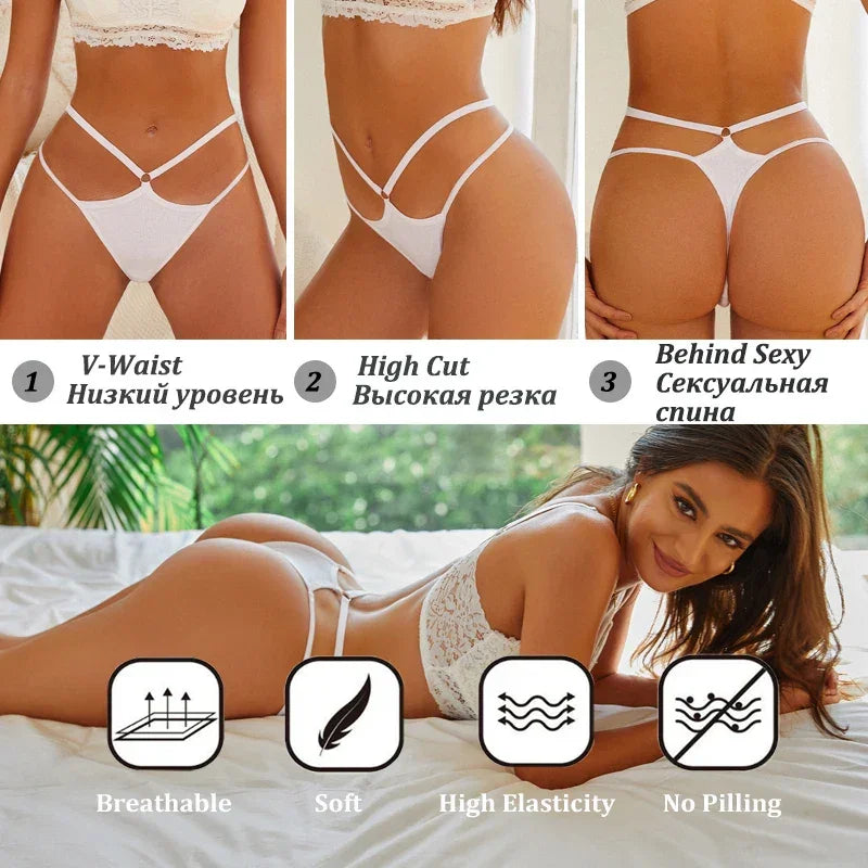 3PCS/Set Cotton Panties for Women Hollow Out - Empire P.E