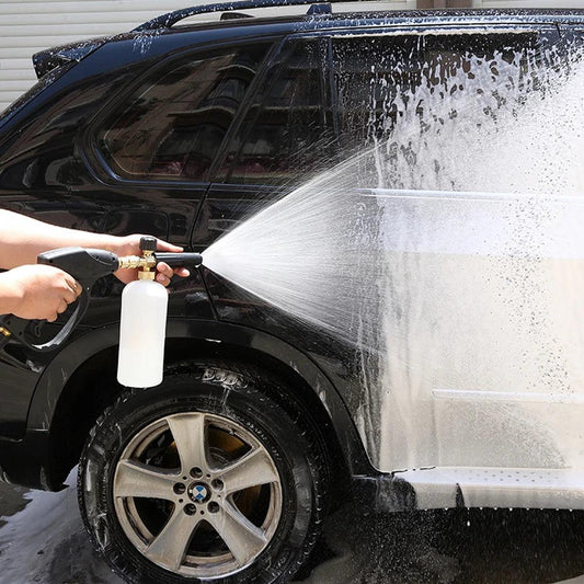 High Pressure Washer PA Foam Pot 1/4" Quick Connect Soap Foamer Cannon Generator Car Wash Cleaning Bottle Power Washer Tool - Empire P.E